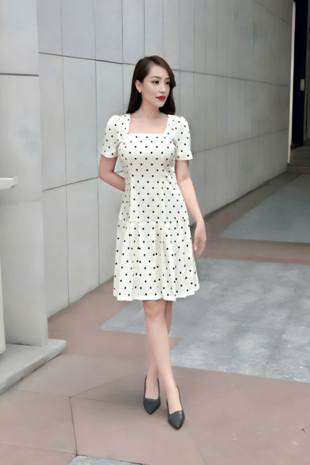 Đầm bi dúm bèo lai