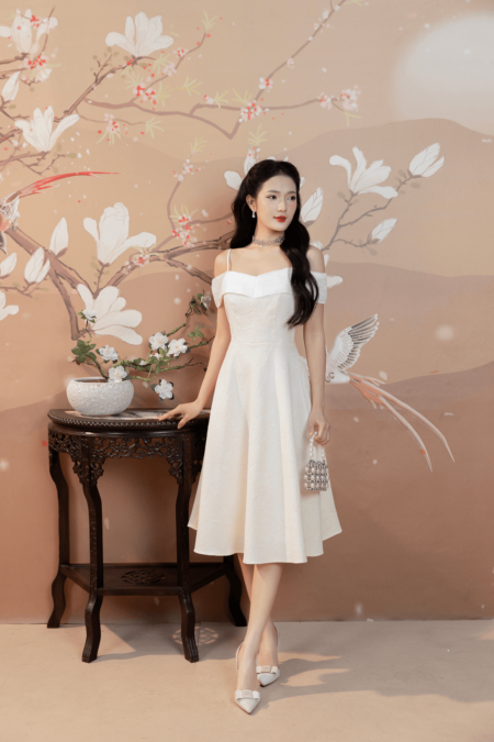 Đầm dây xếp kiếng